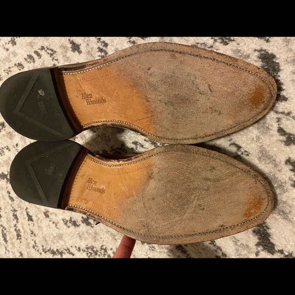 Allen Edmonds, Size 12 E, color brown - Picture 6 of 9
